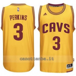 Canotta kendrick perkins #3 cleveland cavaliers 2014-2015 giallo