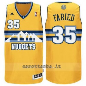 Canotta kenneth faried #35 denver nuggets swingman giallo