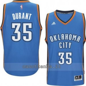 Canotta kevin durant #35 oklahoma city thunder 2014-2015 blu