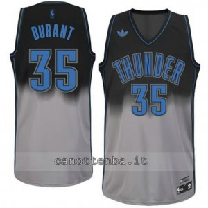 Canotta kevin durant #35 oklahoma city thunder moda nero