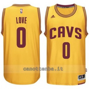 Canotta kevin love #0 cleveland cavaliers 2014-2015 giallo