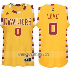 Canotta kevin love #0 cleveland cavaliers classico giallo