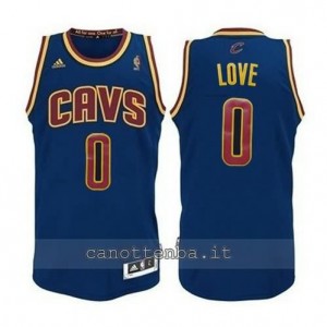 Canotta kevin love #0 cleveland cavaliers revolution 30 blu