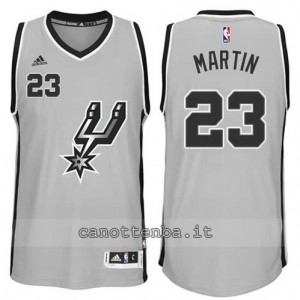 Canotta kevin martin #23 san antonio spurs 2014-2015 grigio