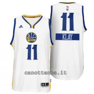 Canotta klay thompson #11 golden state warriors natale 2014 bianca