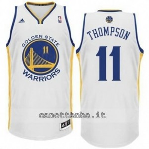 Canotta klay thompson #11 golden state warriors revolution 30 bianca