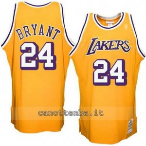 Canotta kobe bryant #24 los angeles lakers 1970s giallo