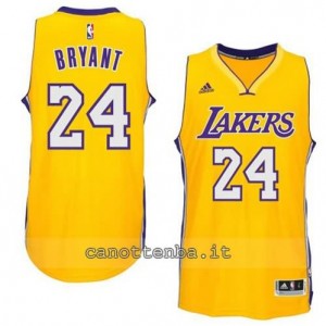 Canotta kobe bryant #24 los angeles lakers 2014-2015 giallo