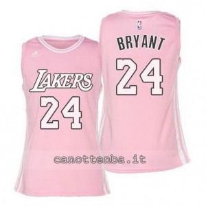 Canotta kobe bryant #24 los angeles lakers rosa
