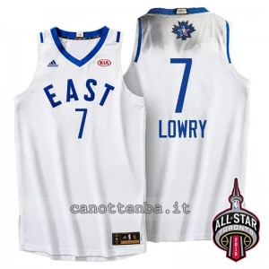 Canotta kyle lowry #7 nba all star 2016 bianca