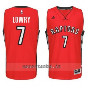 Canotta kyle lowry #7 toronto raptors 2014-2015 rosso