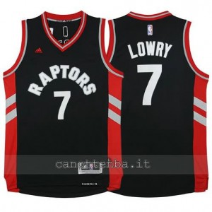 Canotta kyle lowry #7 toronto raptors 2015-2016 nero