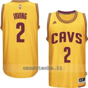Canotta kyrie irving #2 cleveland cavaliers 2014-2015 giallo