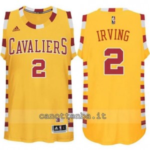 Canotta kyrie irving #2 cleveland cavaliers classico giallo