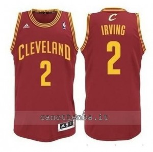 Canotta kyrie irving #2 cleveland cavaliers revolution 30 rosso