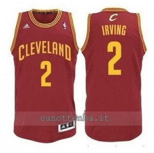 Canotta kyrie irving #2 cleveland cavaliers revolution 30 rosso