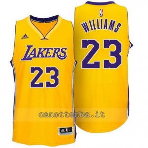 Canotta lou williams #23 los angeles lakers giallo