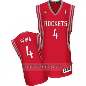 Canotta louis scola #4 houston rockets revolution 30 rosso