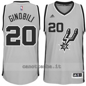 Canotta manu ginobili #20 san antonio spurs 2014-2015 grigio