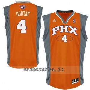 Canotta marcin gortat #4 phoenix suns revolution 30l arancia