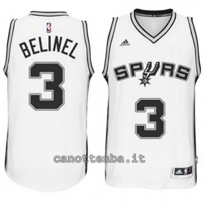 Canotta marco belinelli #3 san antonio spurs 2014-2015 bianca