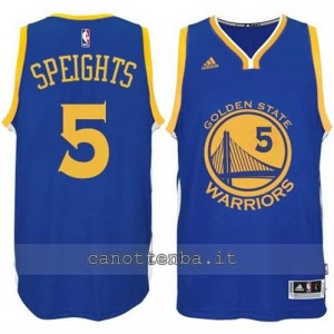 Canotta marreese speights #5 golden state warriors 2014-2015 blu