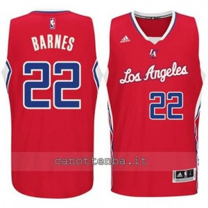 Canotta matt barnes #22 los angeles clippers 2014-2015 rosso