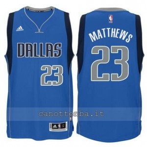 Canotta matthews #23 philadelphia 76ers classico blu