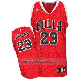 Canotta michael jordan #23 chicago bulls pazzo rosso