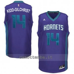 Canotta michael kidd-gilchrist #14 charlotte hornets porpora