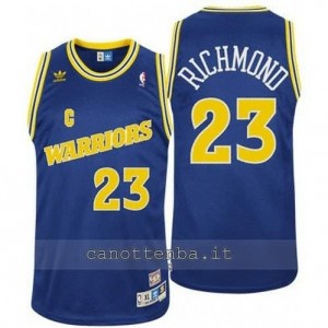 Canotta mitch richmond #23 golden state warriors classico blu