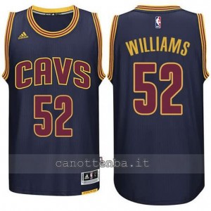 Canotta mo williams #52 cleveland cavaliers 2014-2015 blu