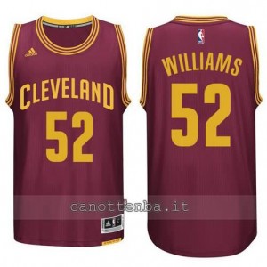 Canotta mo williams #52 cleveland cavaliers 2014-2015 rosso