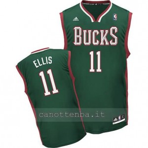 Canotta monta ellis #11 milwaukee bucks revolution 30 verde