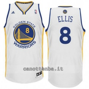 Canotta monta ellis #8 golden state warriors revolution 30 bianca
