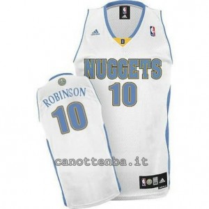 Canotta nate robinson #10 denver nuggets revolution 30 bianca