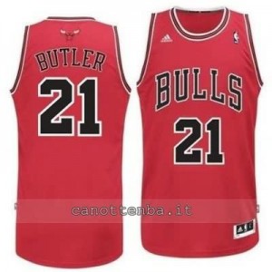 canotta basket bambino chicago bulls jimmy butler #21 rosso