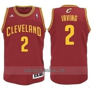 canotta basket bambino cleveland cavaliers kyrie irving #2 rosso