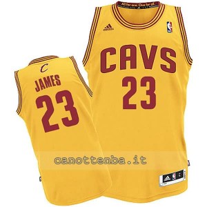 canotta basket bambino cleveland cavaliers lebron james #23 giallo