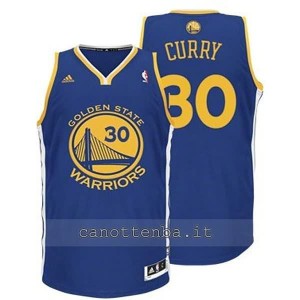 canotta basket bambino golden state warriors stephen curry #30 blu