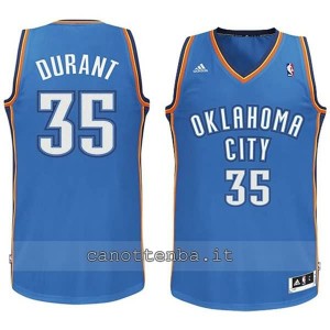 canotta basket bambino oklahoma city thunder kevin durant #35 blu