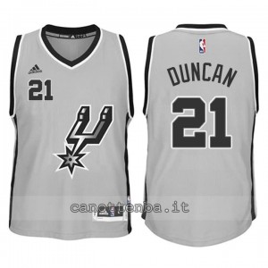 canotta basket bambino san antonio spurs tim duncan #21 grigio