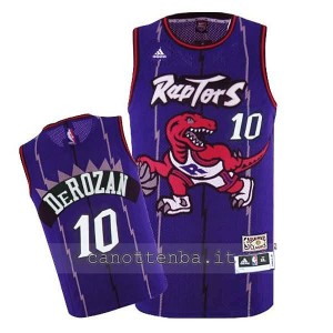 canotta basket bambino toronto raptors DeMar DeRozan #10 porpora