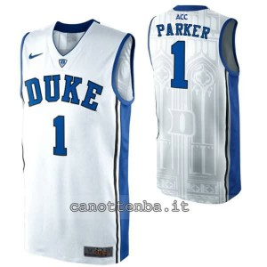 Canotta ncaa duke university jabari parker #1 bianca