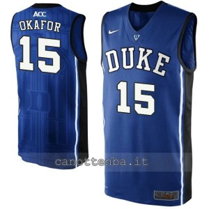 Canotta ncaa duke university jahlil okafor #15 blu