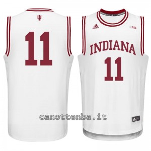 Canotta ncaa indiana hoosiers isiah thomas #11 bianca
