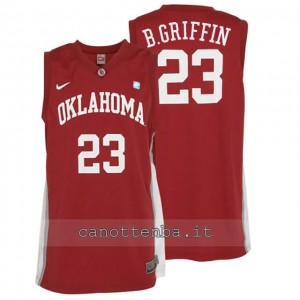 Canotta ncaa oklahoma sooners blake griffin #23 rosso