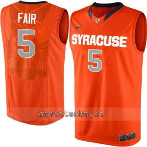 Canotta ncaa syracuse orange fair #5 arancia