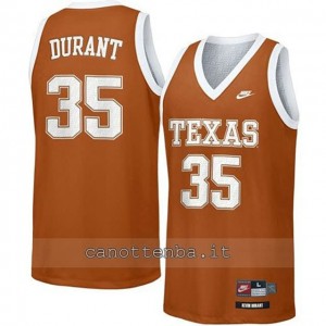 Canotta ncaa texas longhorns kevin durant #35 arancia