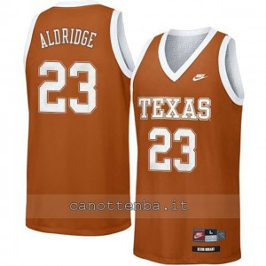 Canotta ncaa texas longhorns lamarcus aldridge #23 arancia